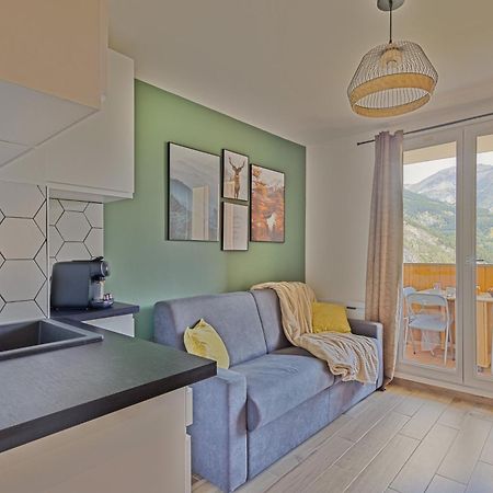 Studio De Charme Avec Vue Sur Le Val D'Allos, Parking Et Wifi Gratuit Exterior photo